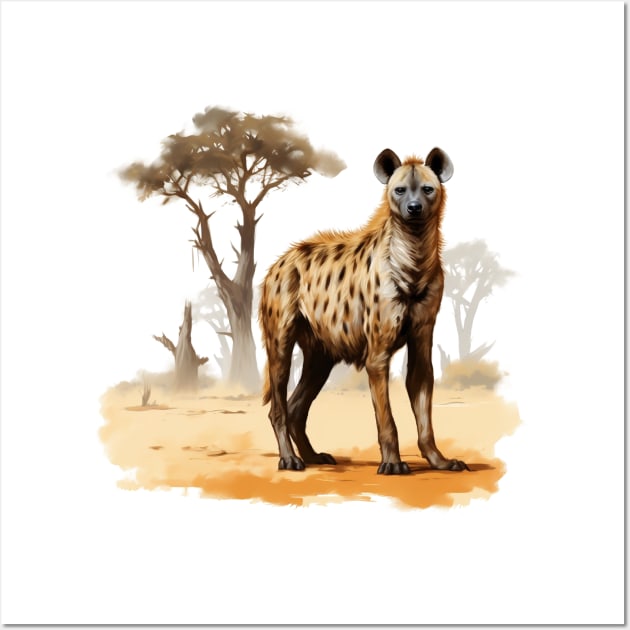 Spotted Hyena Wall Art by zooleisurelife